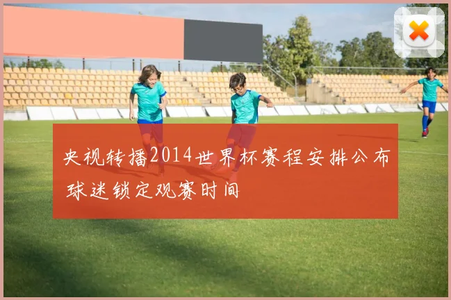 央视转播2014世界杯赛程安排公布 球迷锁定观赛时间